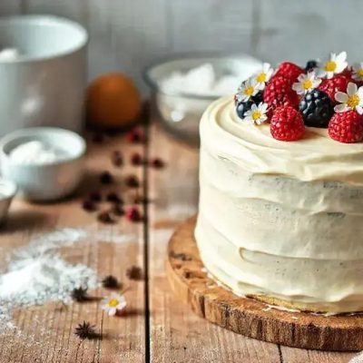 Aprenda a criar uma Receita de Bolo de Baunilha Simples e Versátil