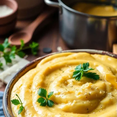 Aprenda a fazer Polenta Cremosa com Queijo Parmesão de dar água na boca