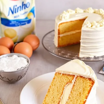 Ninja Web Stories 1 Aprenda a fazer um Bolo de Leite Ninho com Recheio Cremoso