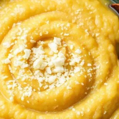 Aprenda a preparar uma Receita de Polenta Cremosa com Queijo Parmesão