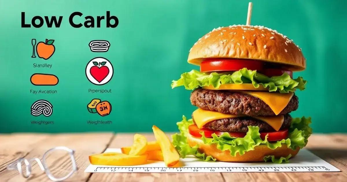 Benefícios do Hambúrguer Low Carb