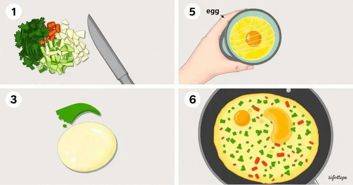 Como preparar a Omelete com Legumes