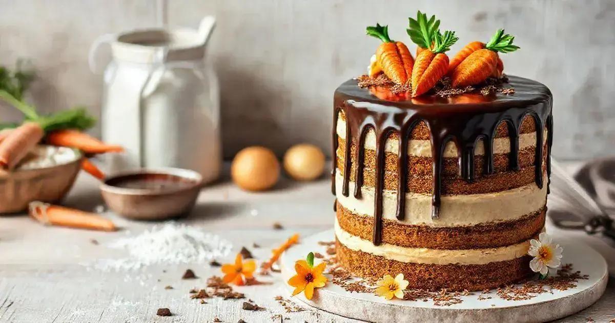 Dê instruções sobre como montar o bolo, adicionar o ganache e opções de decoração para deixar o bolo ainda mais bonito.