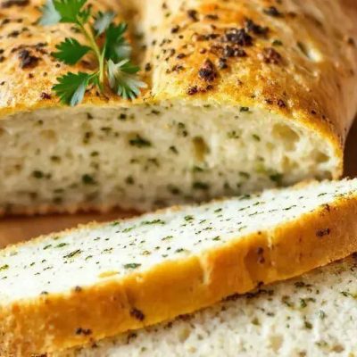 Delicie-se com essa Receita de Pão de Alho e Ervas Feito no Forno