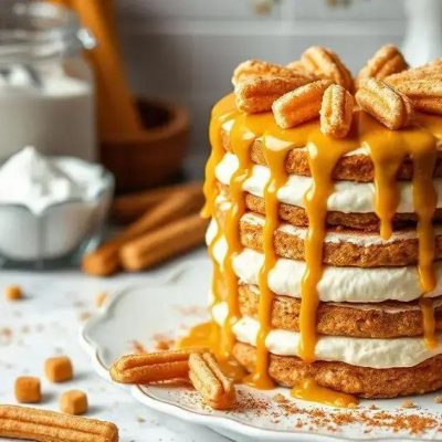 Descubra a delícia dessa Receita de Bolo de Churros com Doce de Leite