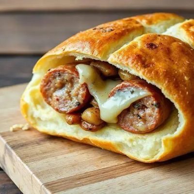 Descubra a delícia dessa Receita de Pão Recheado com Calabresa e Queijo