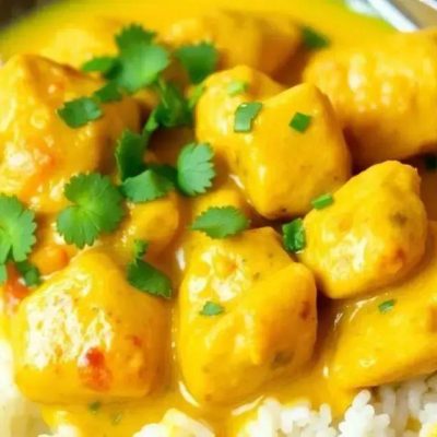 Descubra o sabor dessa Receita de Frango ao Curry com Leite de Coco