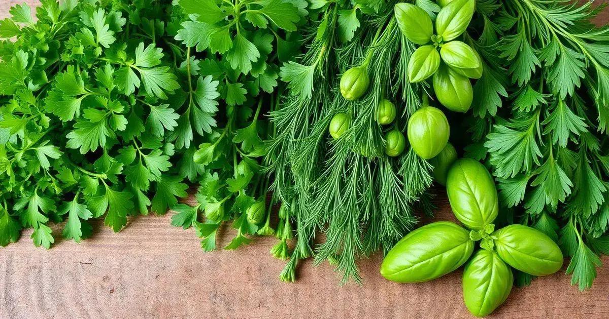 Dicas de Ervas Frescas para a Salada