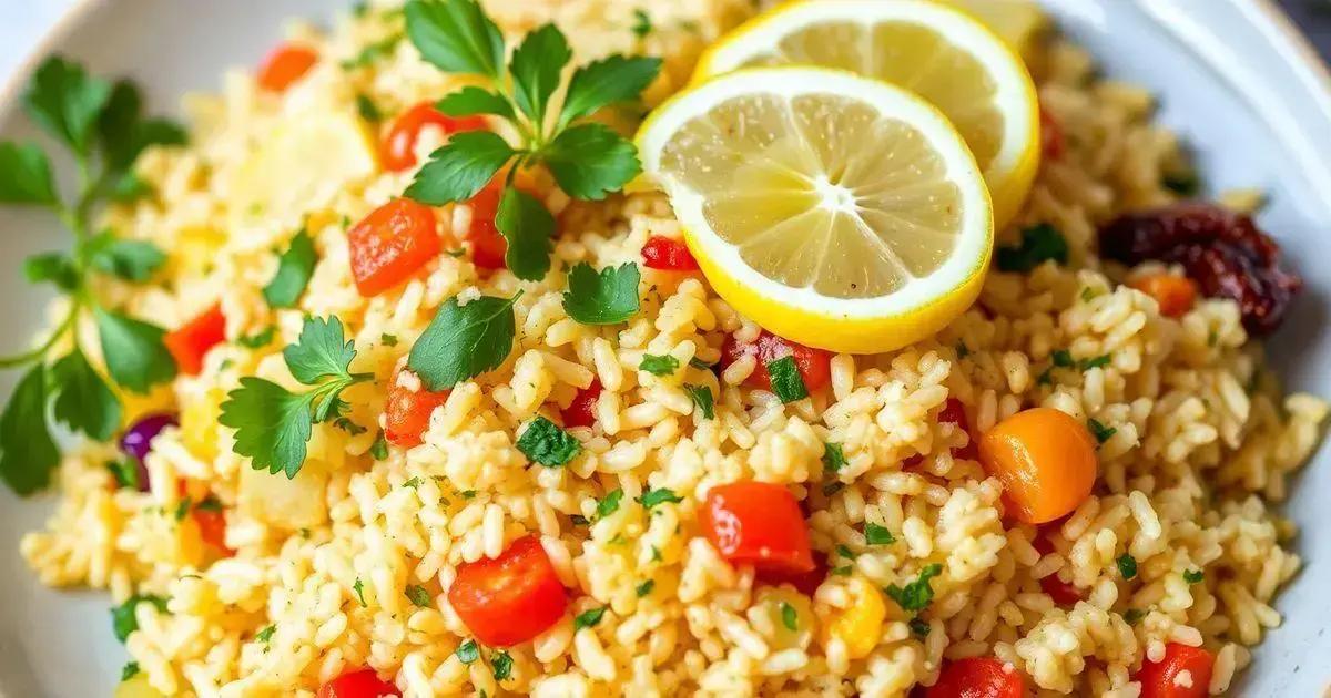 Dicas para Deixar seu Arroz à Grega Colorido mais Saboroso