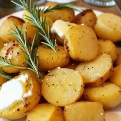 Experimente essa Receita de Batatas Assadas com Alecrim e Manteiga