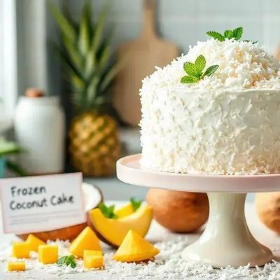 Experimente essa Receita de Bolo de Coco Gelado para Refrescar seu Dia