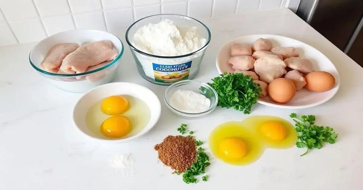 Ingredientes Necessários para Nuggets Low Carb