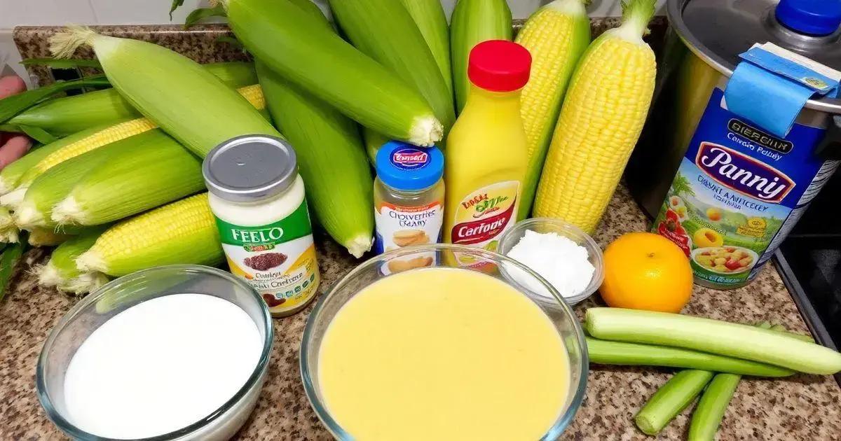 Ingredientes Necessários para o Creme de Milho