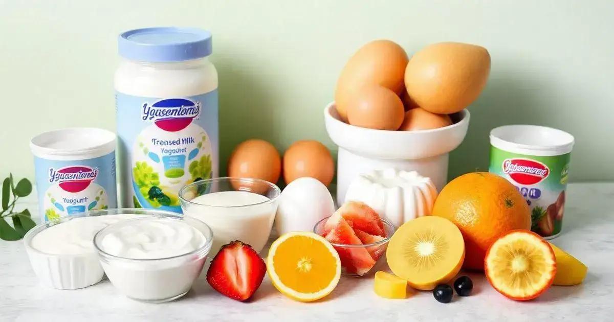 Ingredientes Necessários para o Pudim de Iogurte