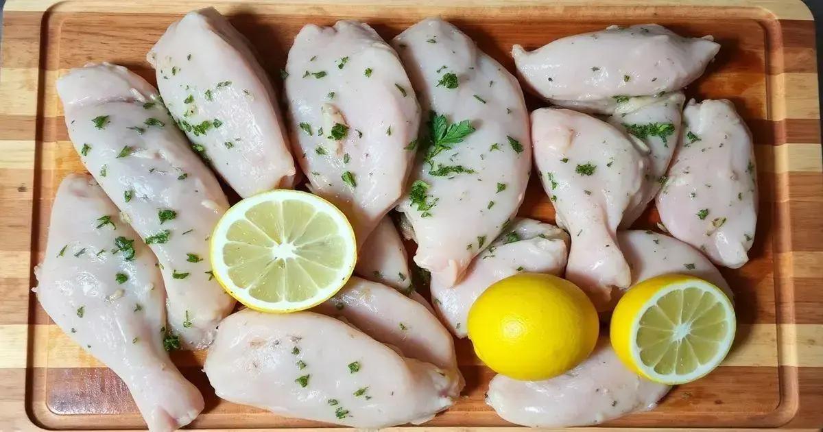 Ingredientes para a Receita de Frango à Passarinho