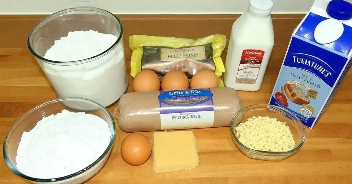 Ingredientes para Pão Recheado