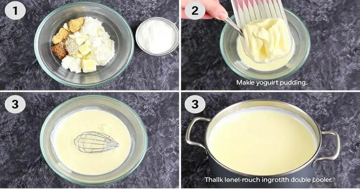 Passo a Passo da Receita de Pudim de Iogurte
