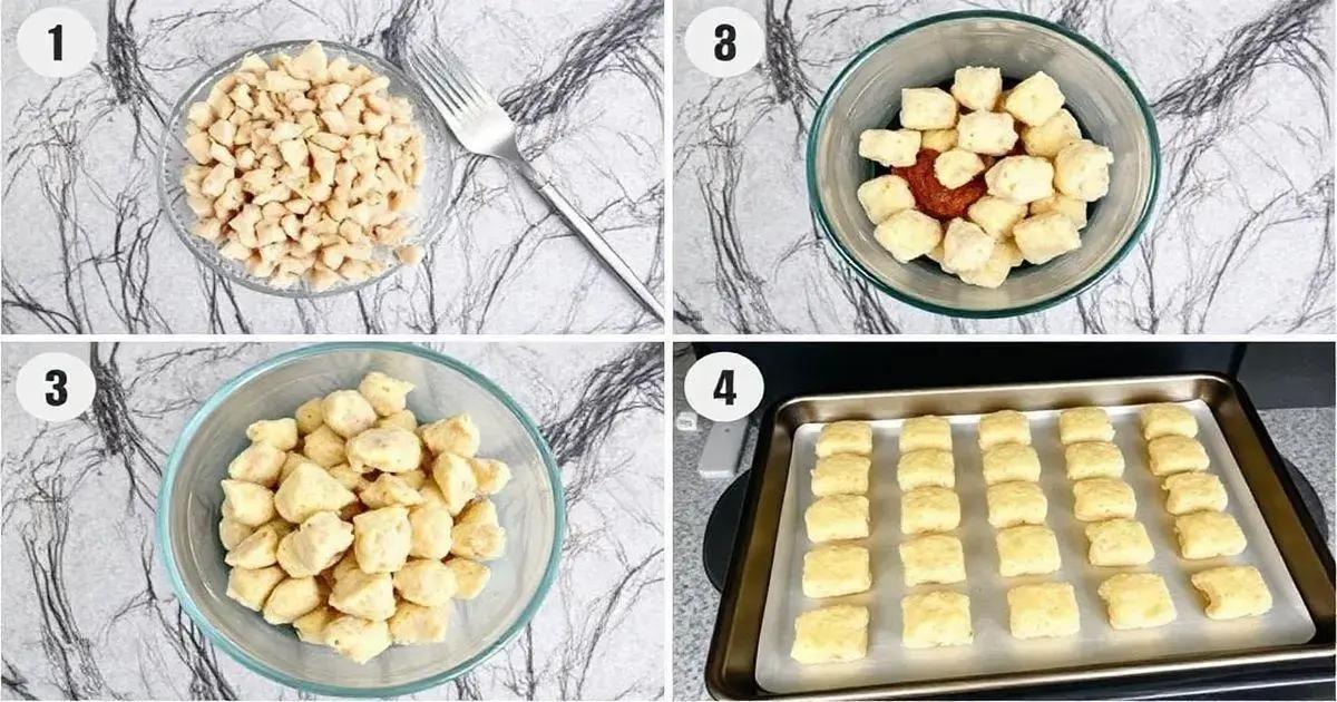 Passo a Passo para Fazer Nuggets Low Carb