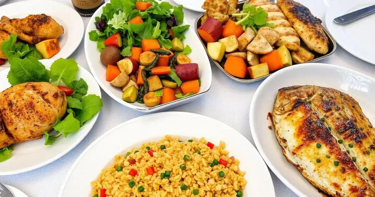 Possíveis Acompanhamentos para Arroz à Grega Colorido