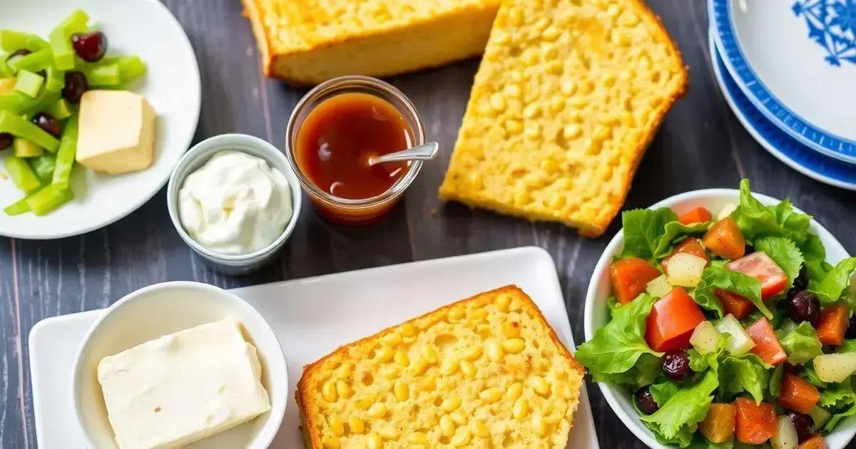 Sugestões de acompanhamentos para o pão de milho