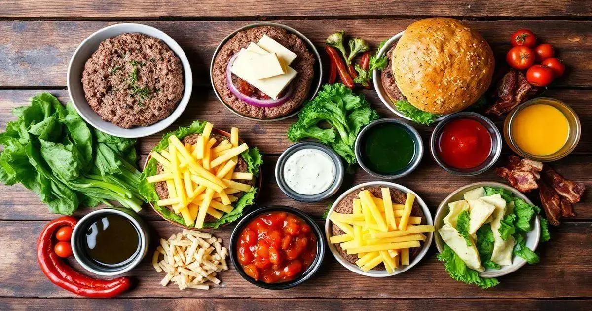 Sugestões de Recheios para Hambúrguer