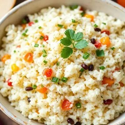 Surpreenda com essa Receita de Arroz Low Carb Feito com Couve-Flor