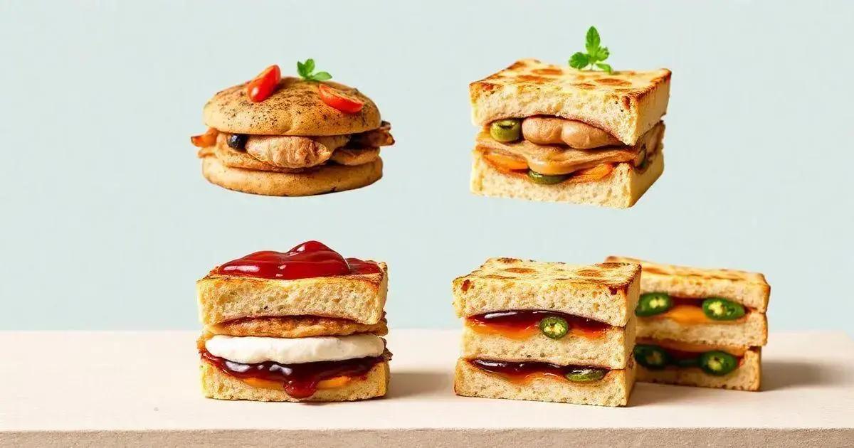 Variações da Torta de Pão de Forma