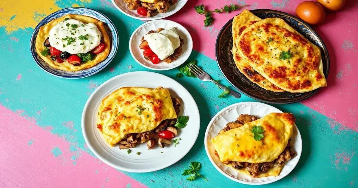 Variantes de Omeletes Recheados