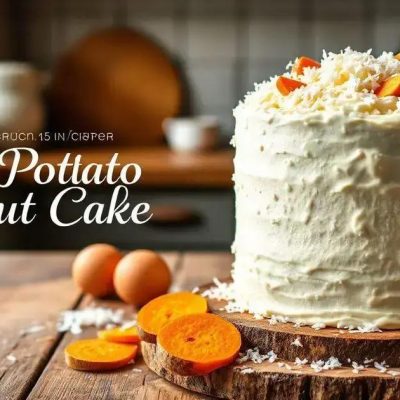 Veja como é fácil essa Receita de Bolo de Batata-Doce com Coco Ralado