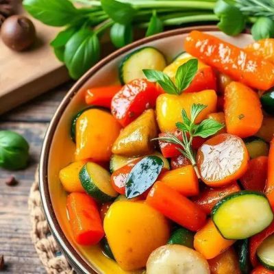 Veja como preparar uma Receita de Legumes Salteados com Ervas Aromáticas