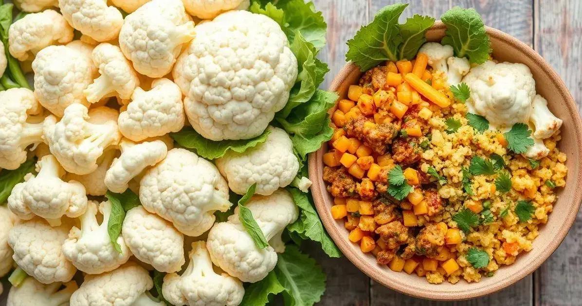 Benefícios da Couve-Flor na alimentação Benefícios da Couve-Flor na alimentação