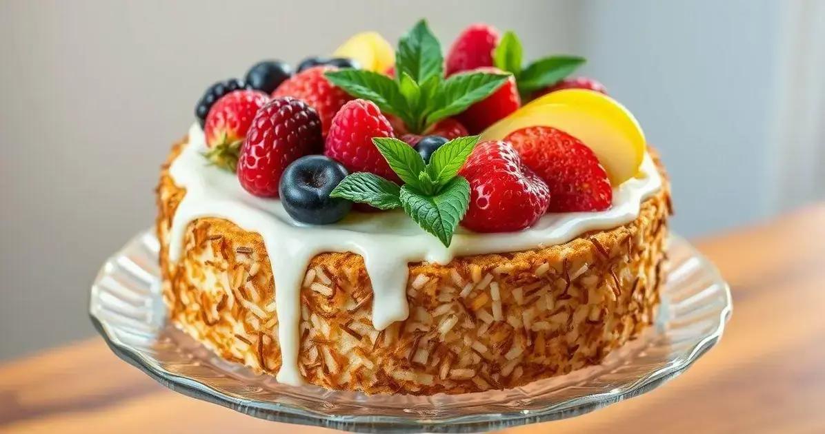 Como Decorar seu Bolo de Coco Gelado