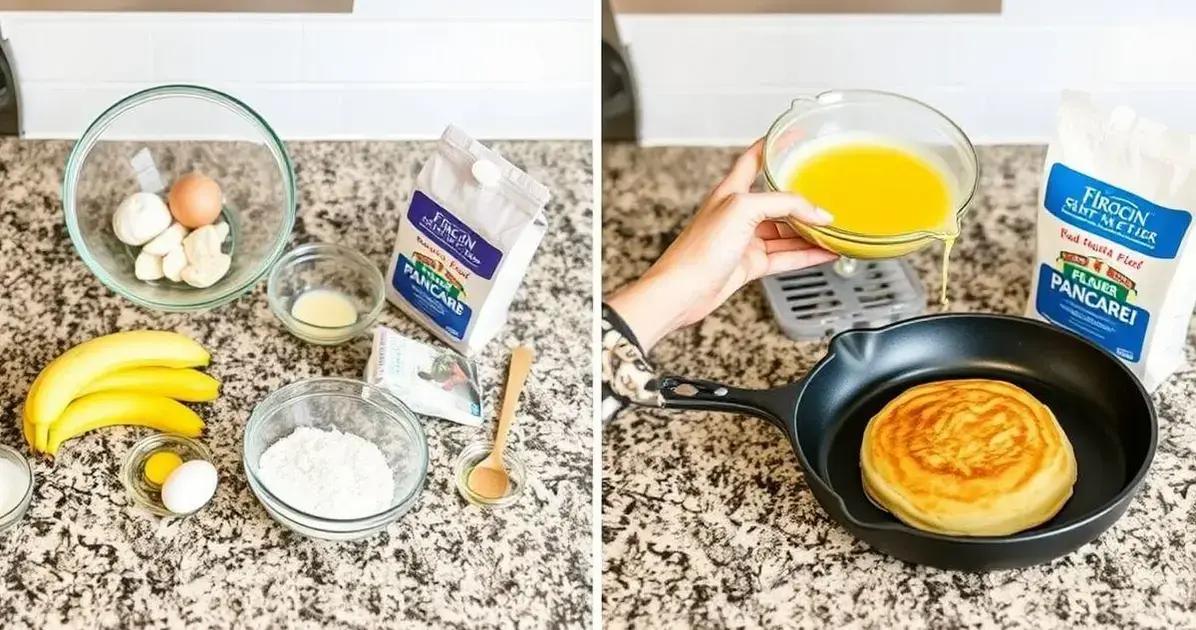 Como Fazer Panquecas de Banana Low Carb