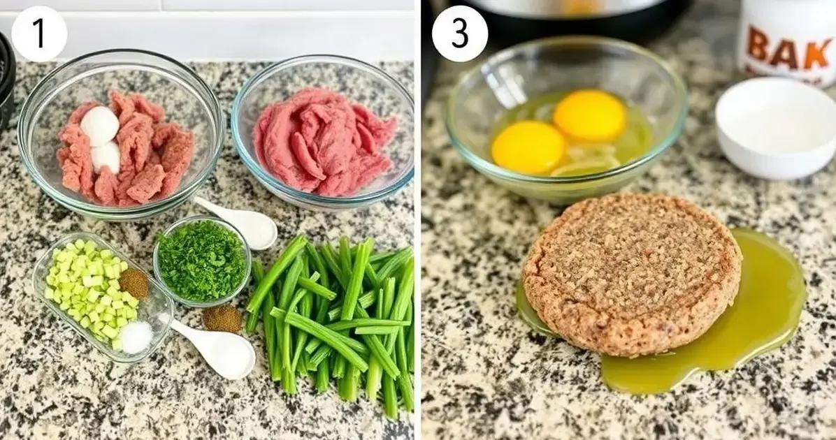 Como Preparar o Hambúrguer Caseiro Low Carb