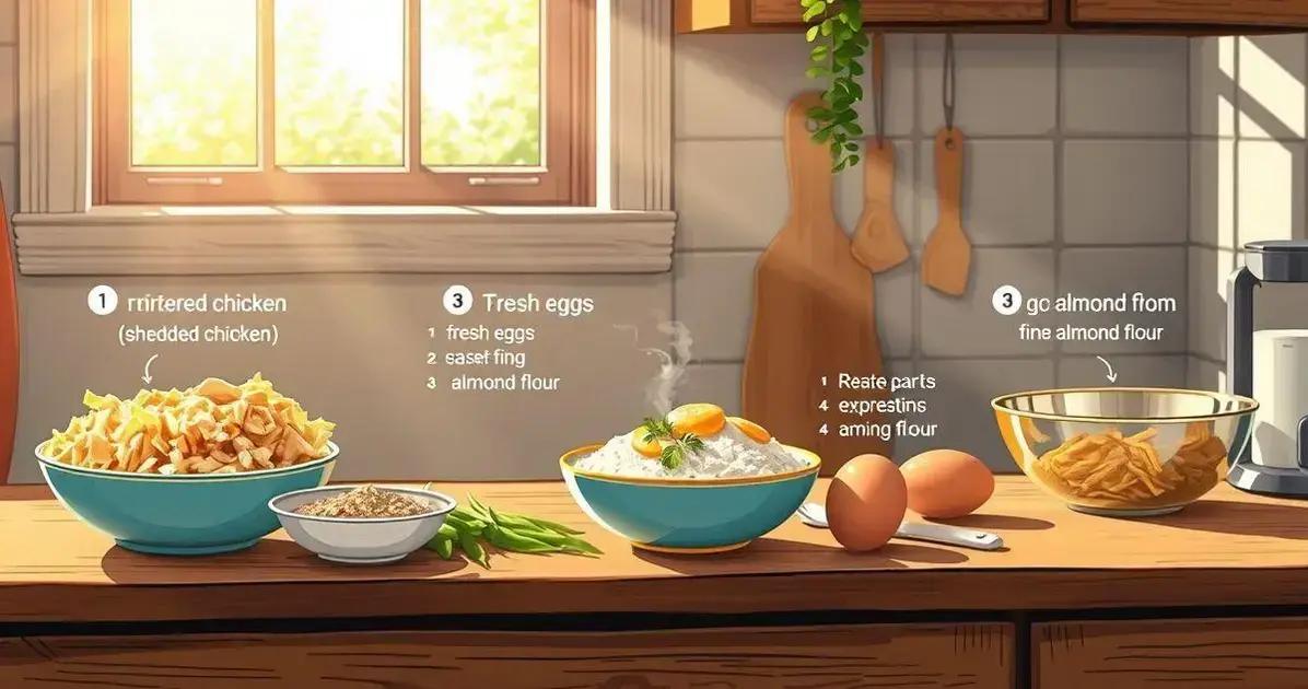 Como preparar Panqueca de Frango Low Carb Como preparar Panqueca de Frango Low Carb