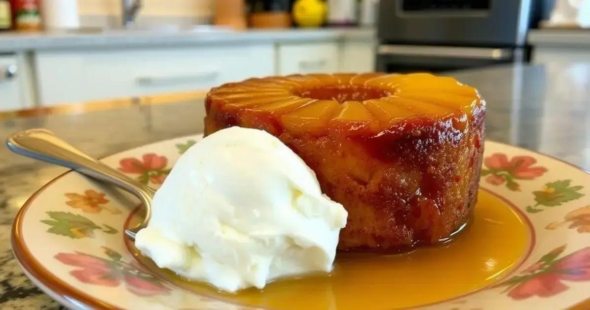 Dicas para servir e armazenar seu Bolo de Abacaxi Invertido