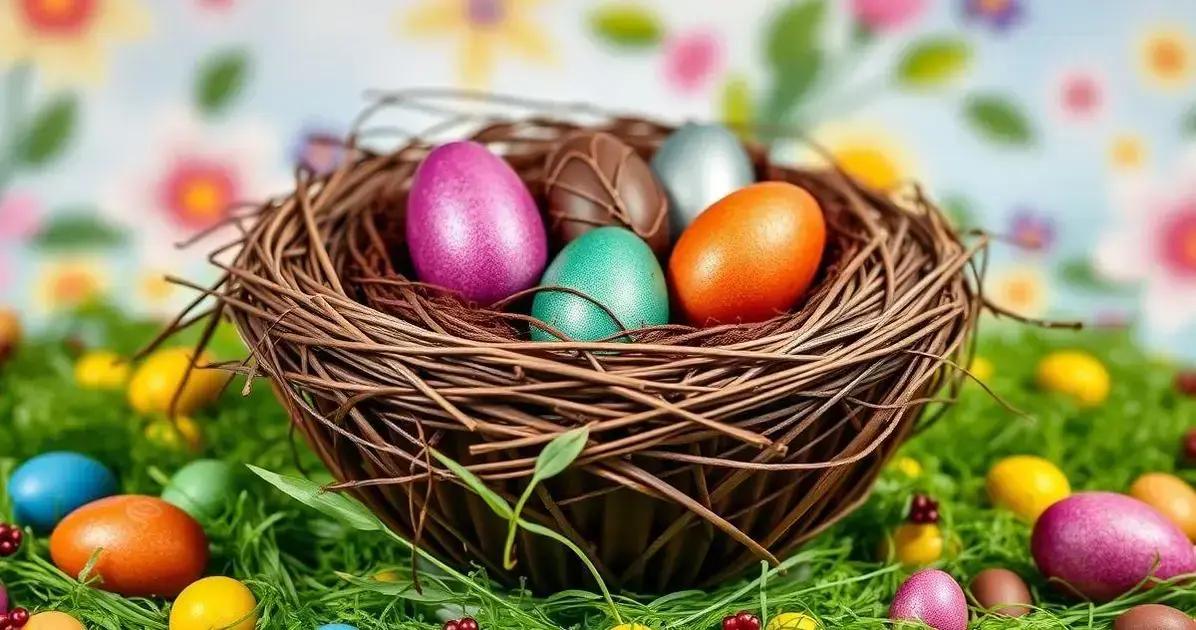 O que é o Ninho de Páscoa com Brigadeiro? O que é o Ninho de Páscoa com Brigadeiro?