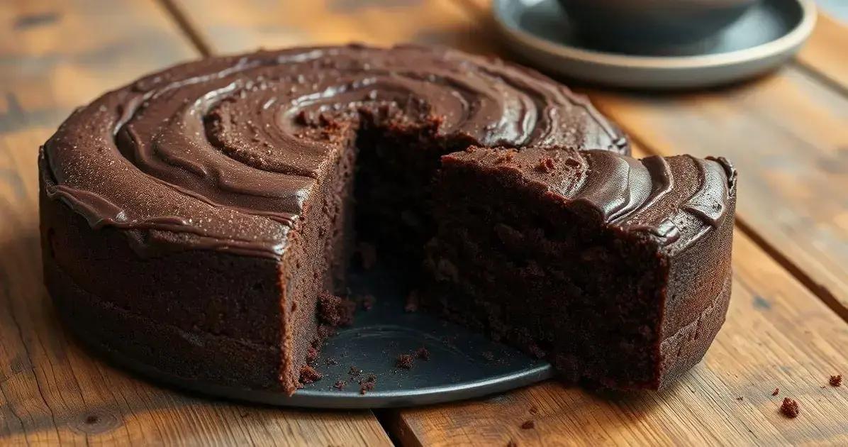 O que é Torta de Chocolate Low Carb?