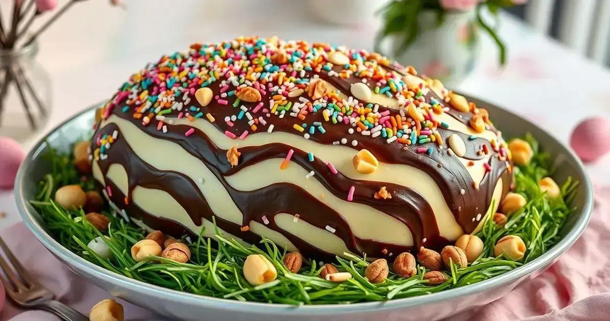 Receita de Ovo de Páscoa na Travessa