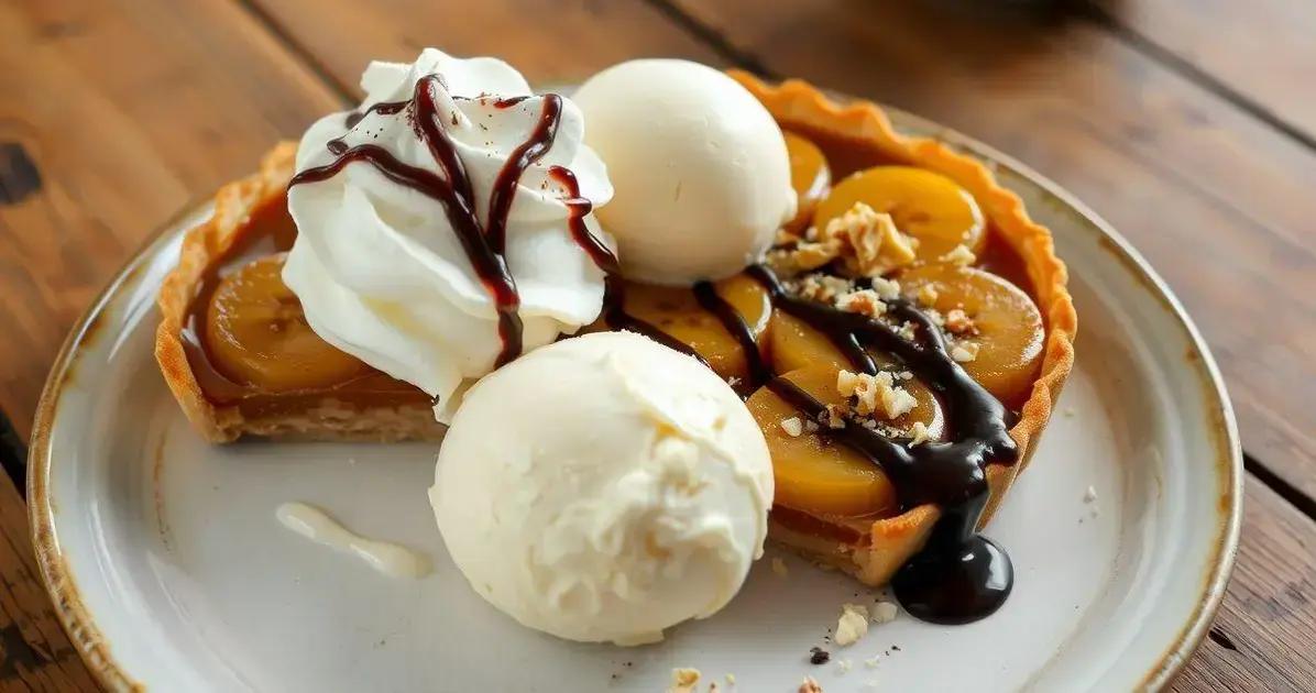 Sugestões de acompanhamentos para a torta