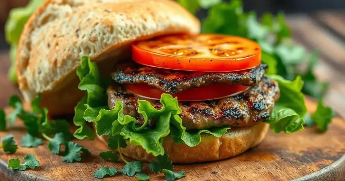 Vantagens do Hambúrguer Caseiro Low Carb