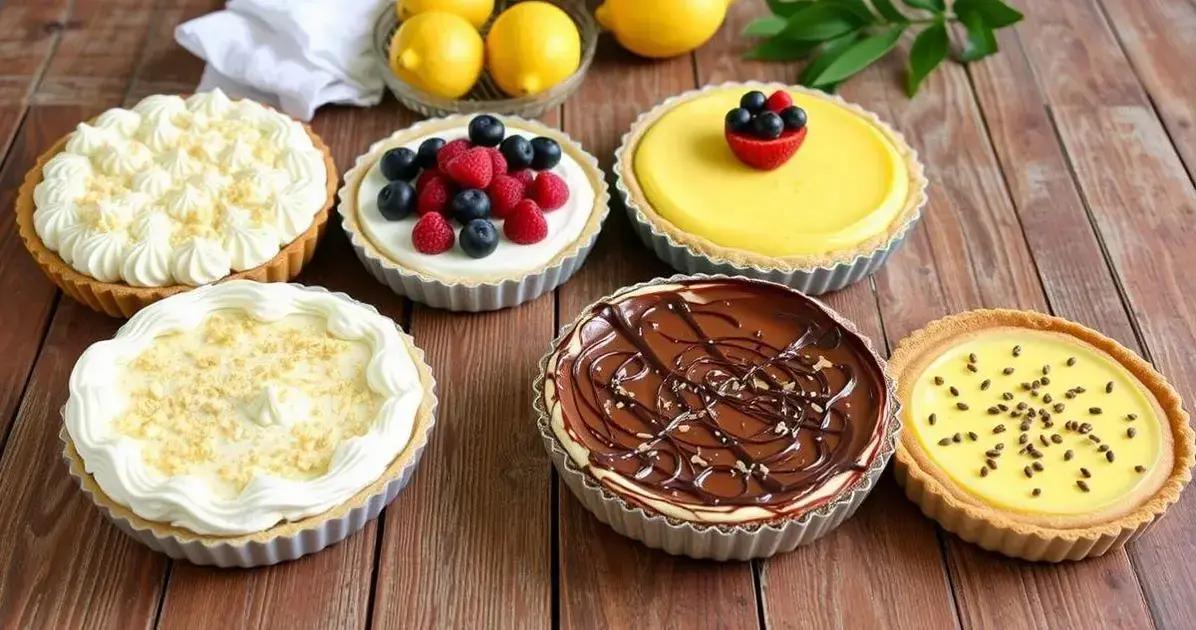 Variações da Torta de Limão