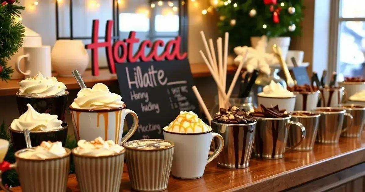 Dicas para personalizar seu Chocolate Quente com Marshmallow Tostado Dicas para personalizar seu Chocolate Quente com Marshmallow Tostado