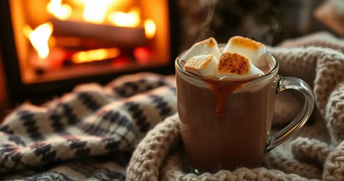 O que é Chocolate Quente com Marshmallow Tostado? O que é Chocolate Quente com Marshmallow Tostado?