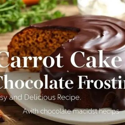 Bolo de Cenoura com Cobertura de Chocolate: Receita Fácil e Deliciosa 1 Bolo de Cenoura com Cobertura de Chocolate: Receita Fácil e Deliciosa