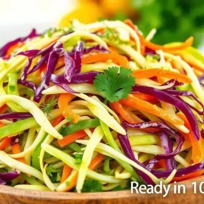 Salada de Repolho: Refrescante, Nutritiva e Pronta em 10 Minutos!